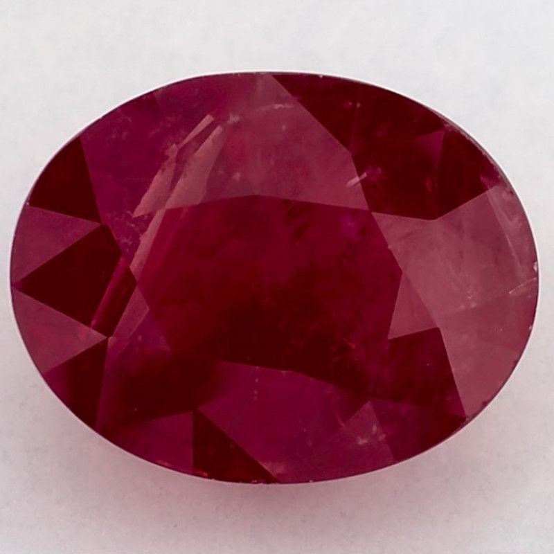 Loose Ruby Gemstone - Oval 3.55ct Red SI (1 of 1)