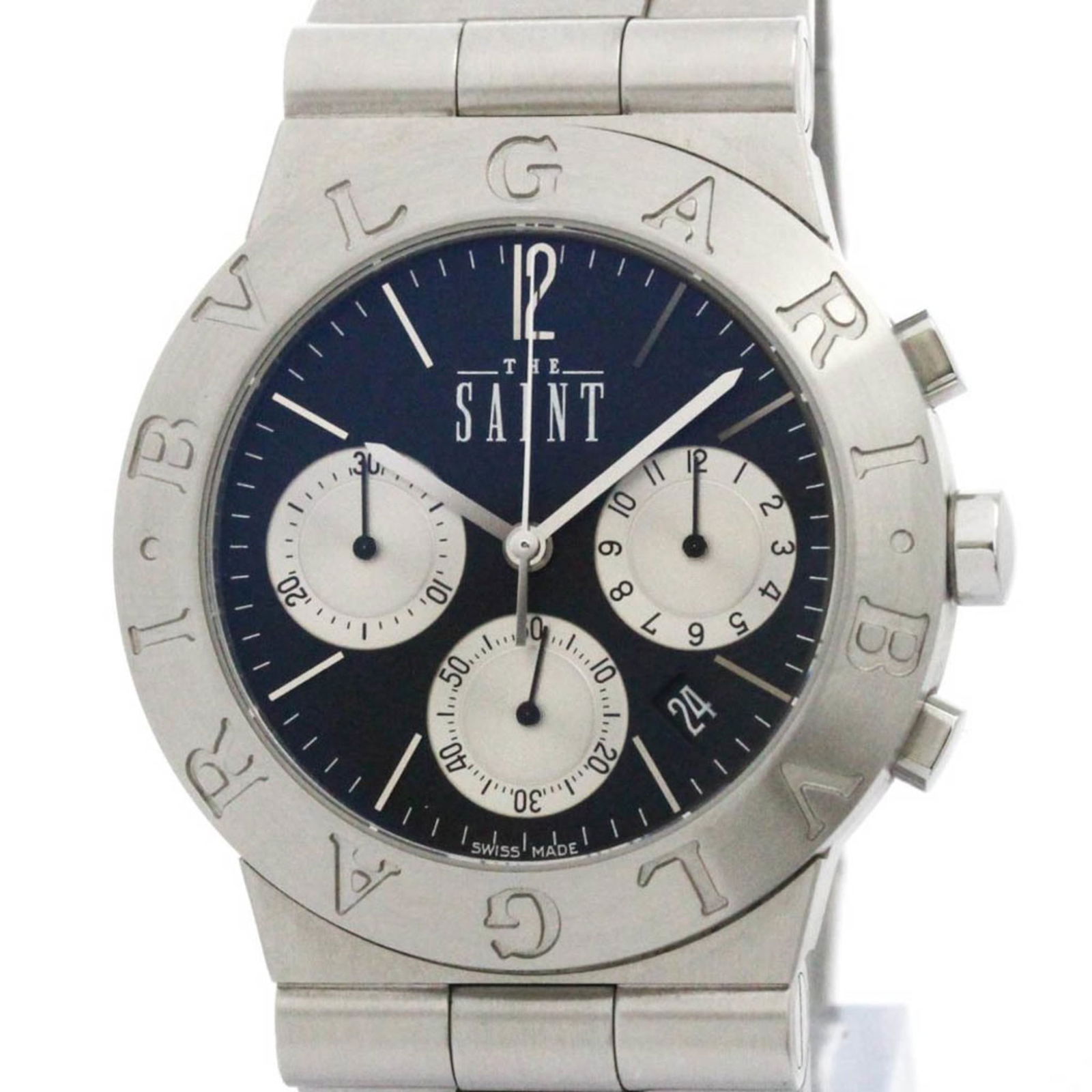 Wristwatch Bvlgari: Wristwatch Bvlgari This listing features Wristwatch Bvlgari. Item specifics are provided below. Item Specifics: Brand: Bvlgari Type: Wristwatch Style: Dress/Formal Gender: Men Material (Case): Stainle