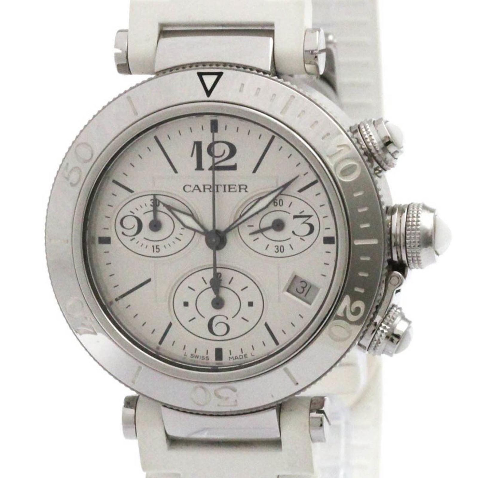 Wristwatch Cartier: Wristwatch Cartier This listing features Wristwatch Cartier. Item specifics are provided below. Item Specifics: Brand: Cartier Type: Wristwatch Style: Sport Gender: Men Material (Case): Stainless Stee