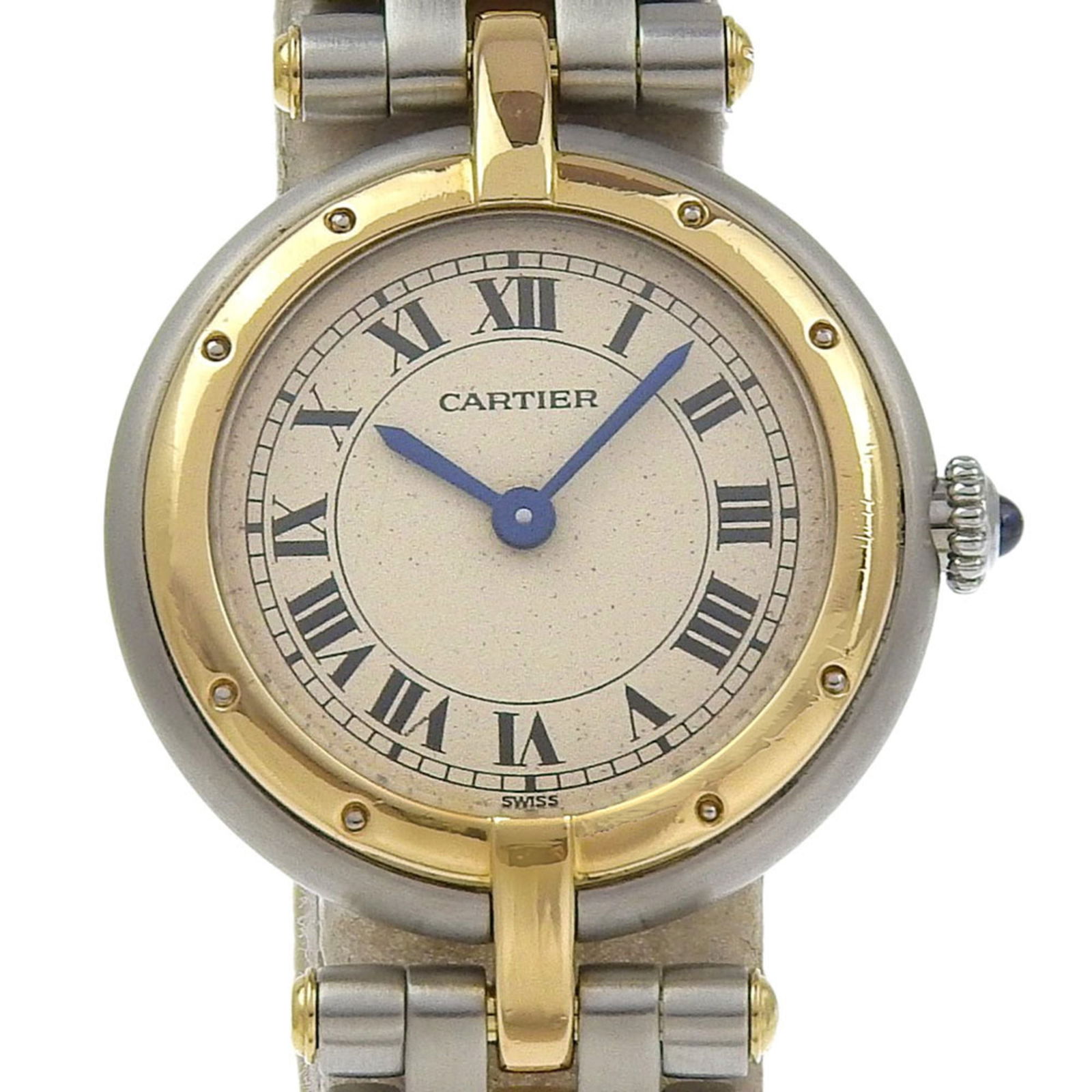 Wristwatch Cartier: Wristwatch Cartier This listing features Wristwatch Cartier. Item specifics are provided below. Item Specifics: Brand: Cartier Type: Wristwatch Gender: Women Display: Analog Material (Case): Stainless