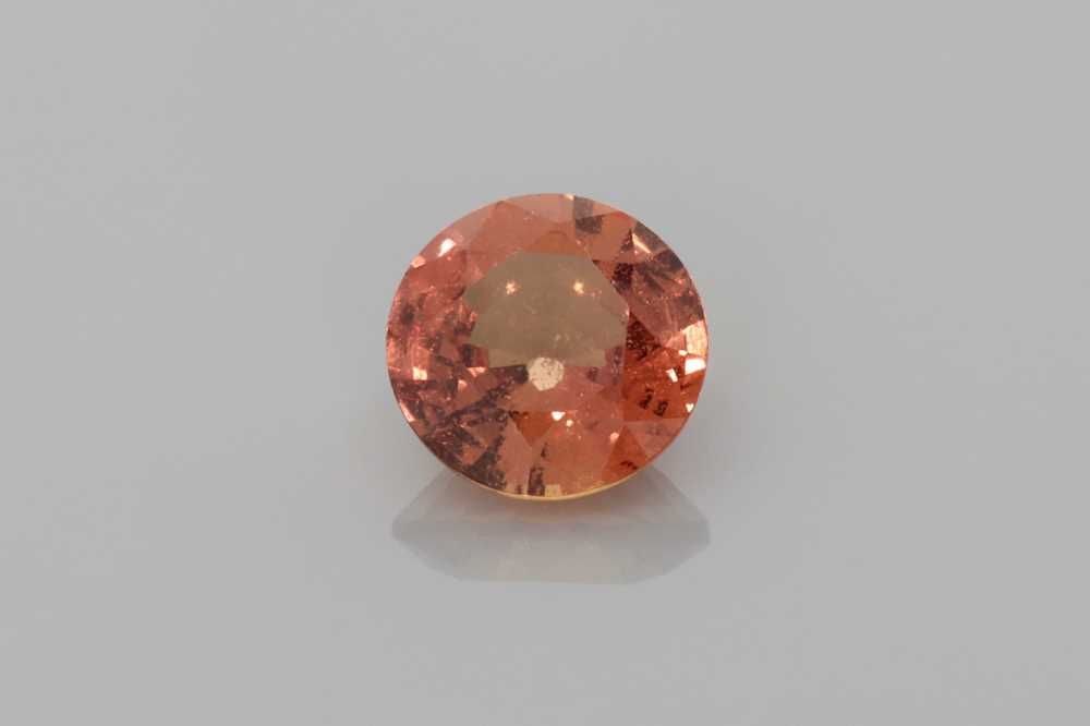 Loose Sapphire Gemstone - Round 1.11ct Orange EC: Loose Sapphire Gemstone - Round 1.11ct Orange EC This listing features Loose Sapphire Gemstone - Round 1.11ct Orange EC. Item specifics are provided below. Item Specifics: Type: Sapphire Carat: 1.11 C