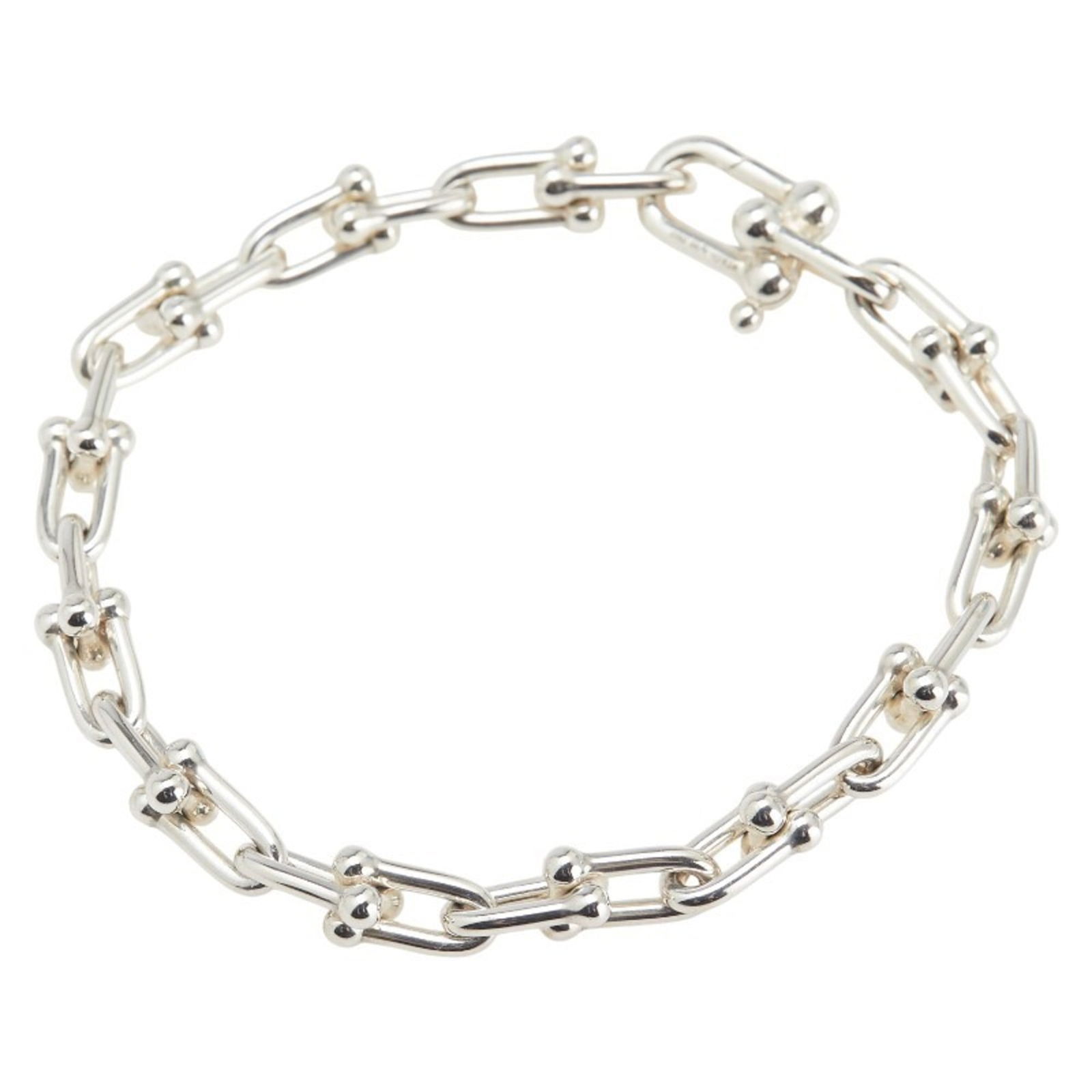 925 Tiffany Link Bracelet Silver (1 of 8)