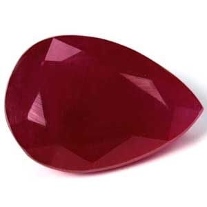 Loose Ruby Gemstone - Pear 1.26ct Red SI: Loose Ruby Gemstone - Pear 1.26ct Red SI This listing features Loose Ruby Gemstone - Pear 1.26ct Red SI. Item specifics are provided below. Item Specifics: Type: Ruby Carat: 1.26 Cut: Faceted Color: R