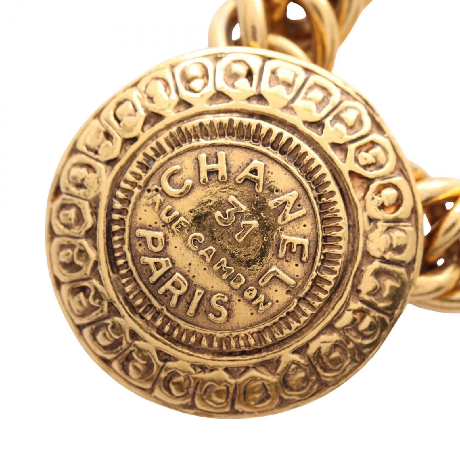 Women's - CHANEL 31 RUE CAMBON Necklace - Gold Plated: Women's - CHANEL 31 RUE CAMBON Necklace - Gold Plated This listing features Women's - CHANEL 31 RUE CAMBON Necklace - Gold Plated. Item specifics are provided below. Item Specifics: Brand: Chanel Neck