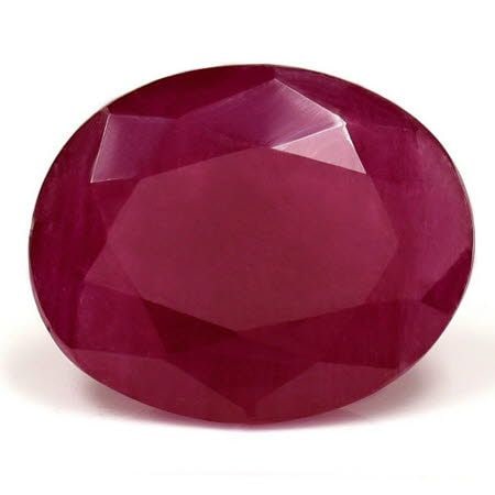 Loose Ruby Gemstone - GIA Oval 3.38ct Red SI (1 of 1)