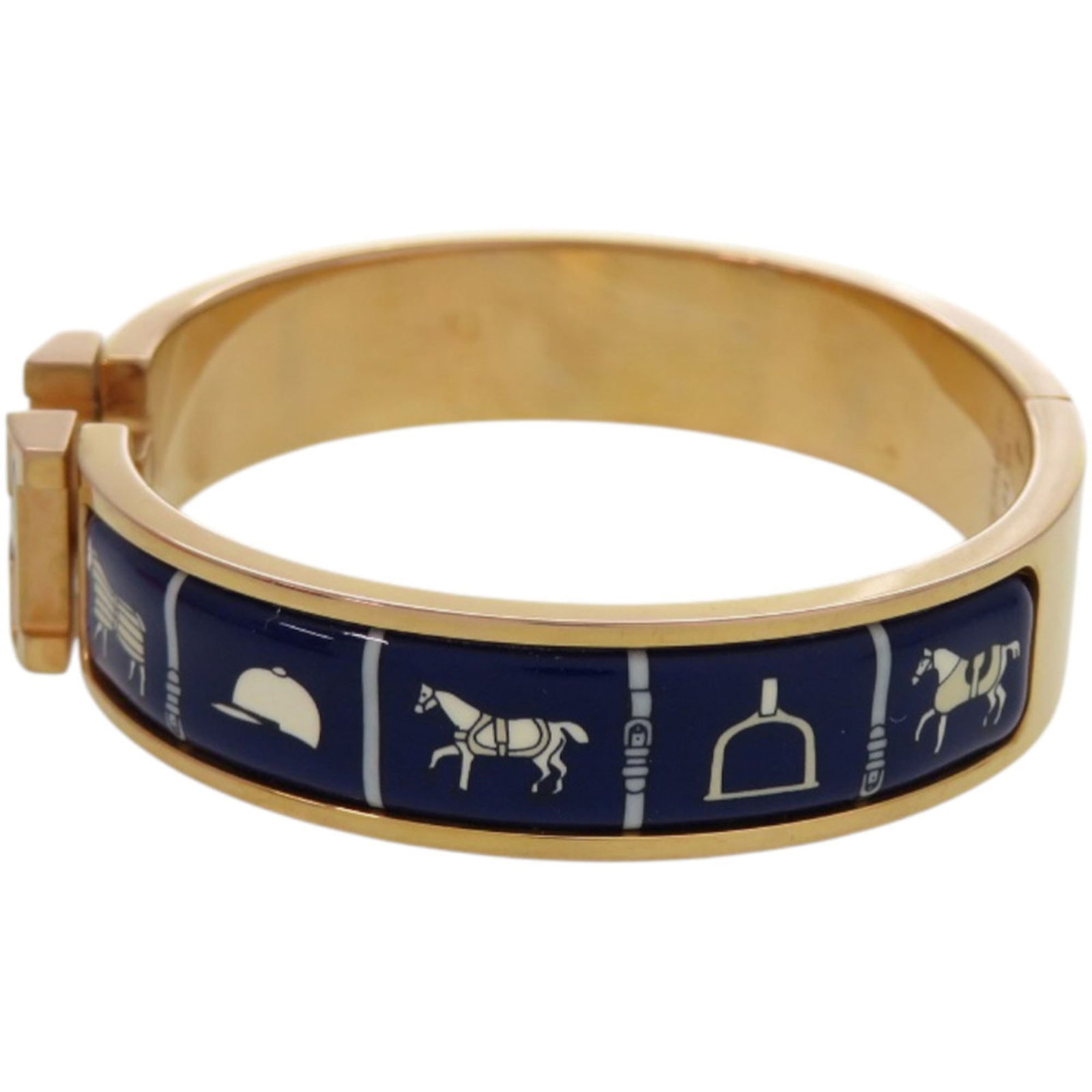 Metal Hermes Bangle - 4