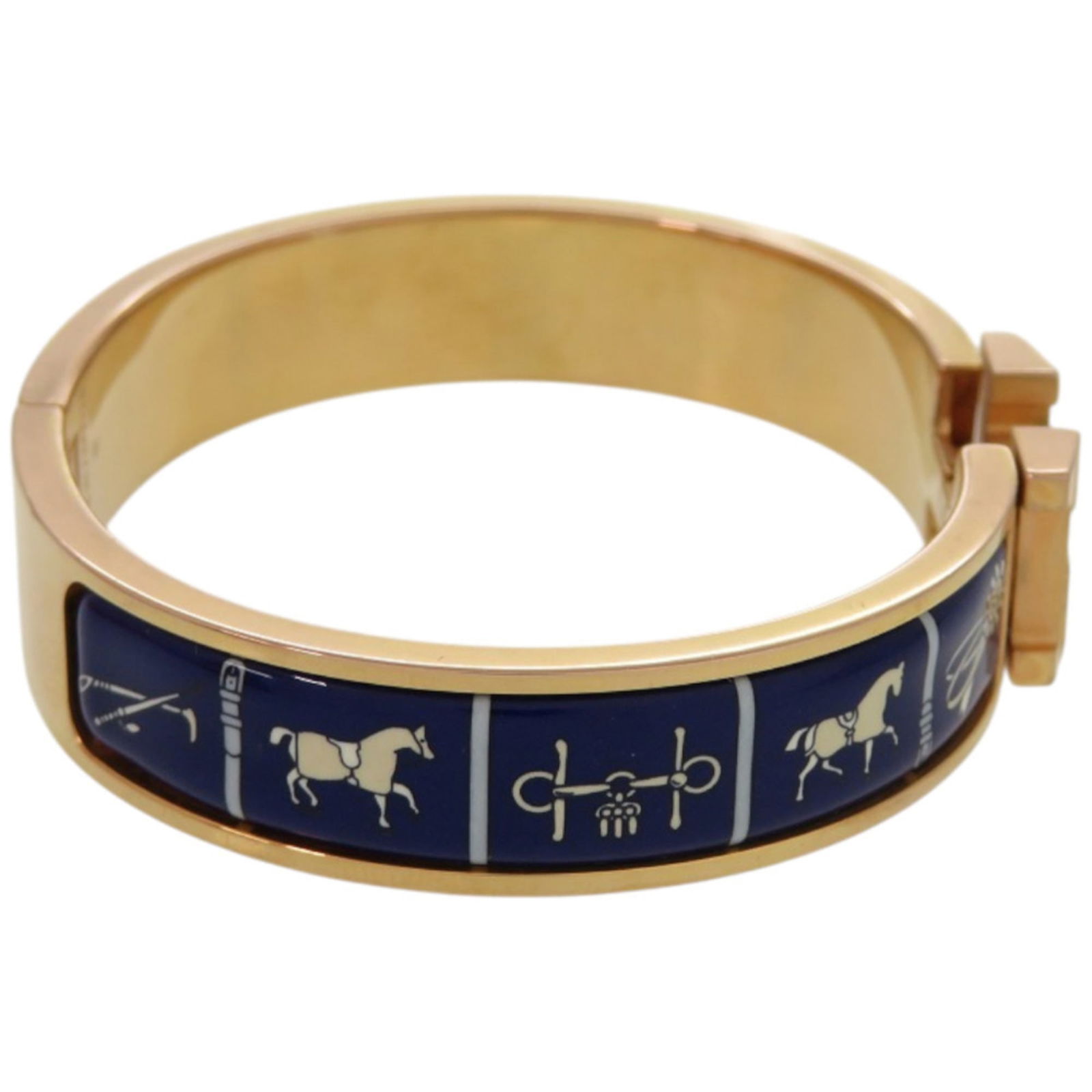 Metal Hermes Bangle - 5