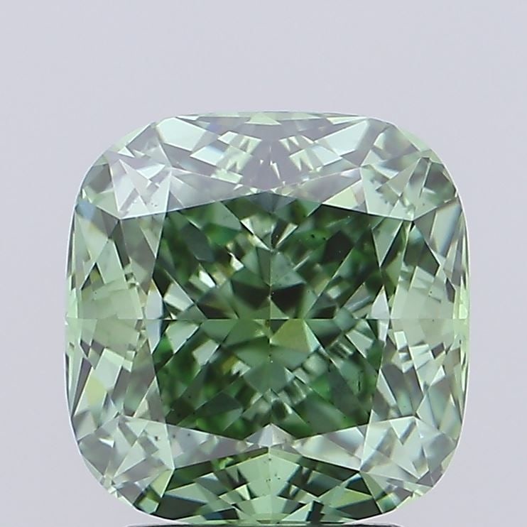 Loose Lab Diamond - IGI Cushion Modified 3.09ct Fancy Vivid Green VS2: Loose Lab Diamond - IGI Cushion Modified 3.09ct Fancy Vivid Green VS2 This listing features Loose Lab Diamond - IGI Cushion Modified 3.09ct Fancy Vivid Green VS2. Item specifics are provided below. 