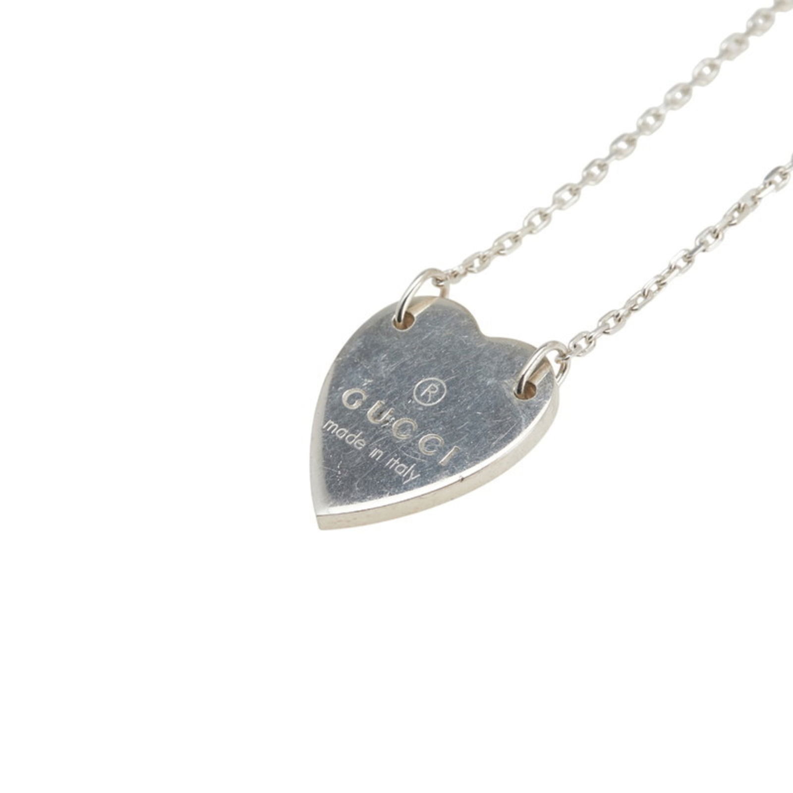 Women Gucci Heart Pendant Necklace in SV925 Silver for: Women Gucci Heart Pendant Necklace in SV925 Silver for This listing features Women Gucci Heart Pendant Necklace in SV925 Silver for. Item specifics are provided below. Item Specifics: Brand: Gucci Nec