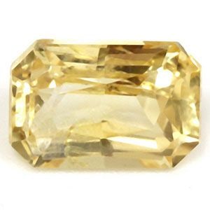 Loose Sapphire Gemstone - Emerald 1.1ct Yellow SI (1 of 1)