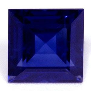 Loose Sapphire Gemstone - Square 1.19ct Blue EC (1 of 1)