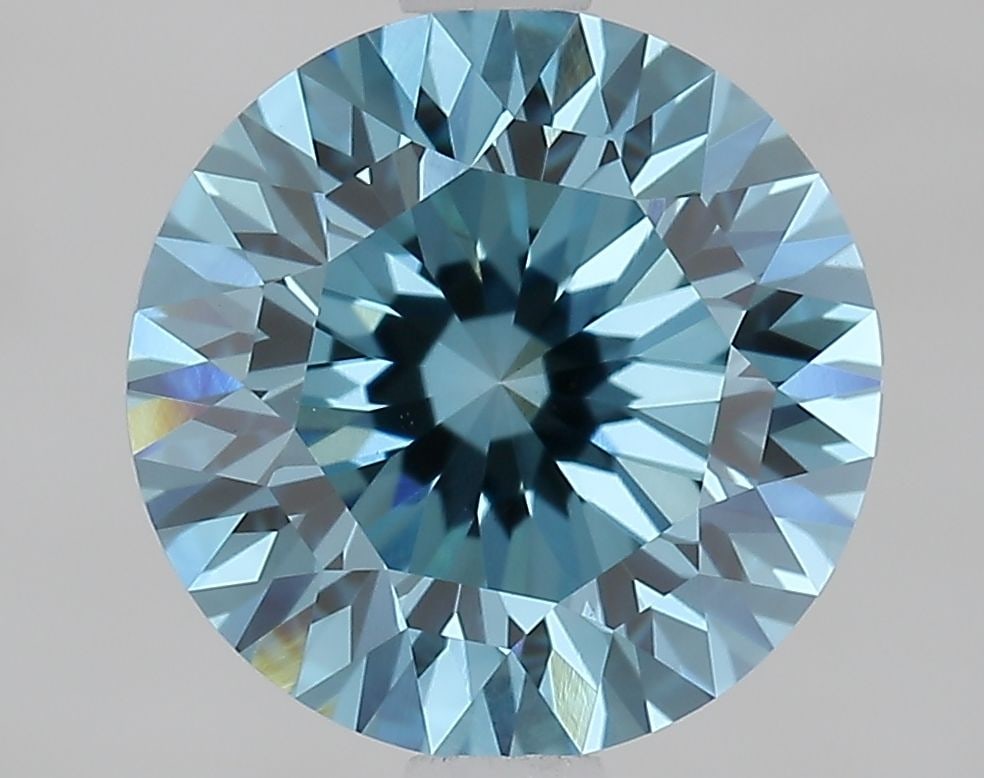 Loose Lab Diamond - IGI European Cut 2.27ct Fancy Vivid Blue VS1 (1 of 1)