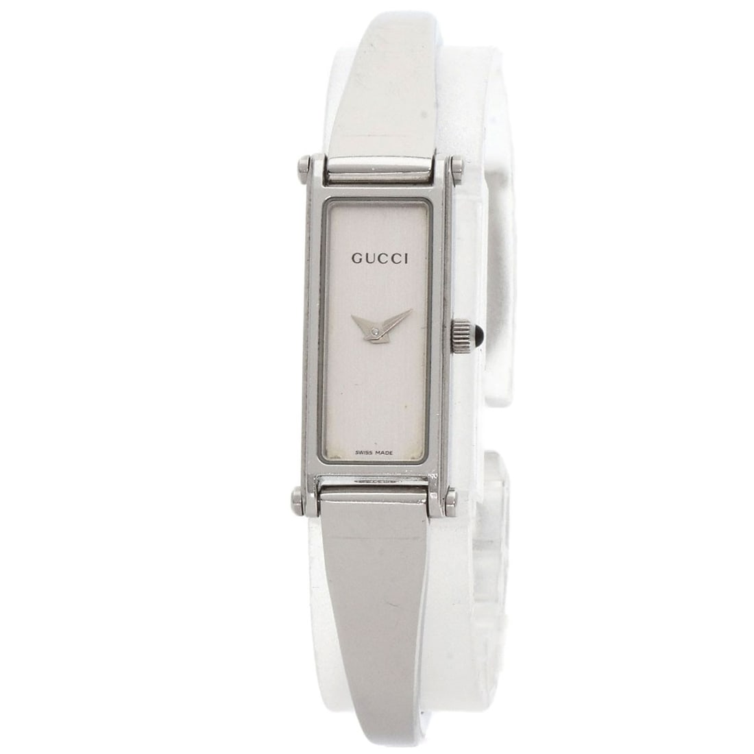 Steel GUCCI Square face bangle Watches 1500L Stainless Steel/ Stainless: Steel GUCCI Square face bangle Watches 1500L Stainless Steel/ Stainless This listing features Steel GUCCI Square face bangle Watches 1500L Stainless Steel/ Stainless. Item specifics are provided below
