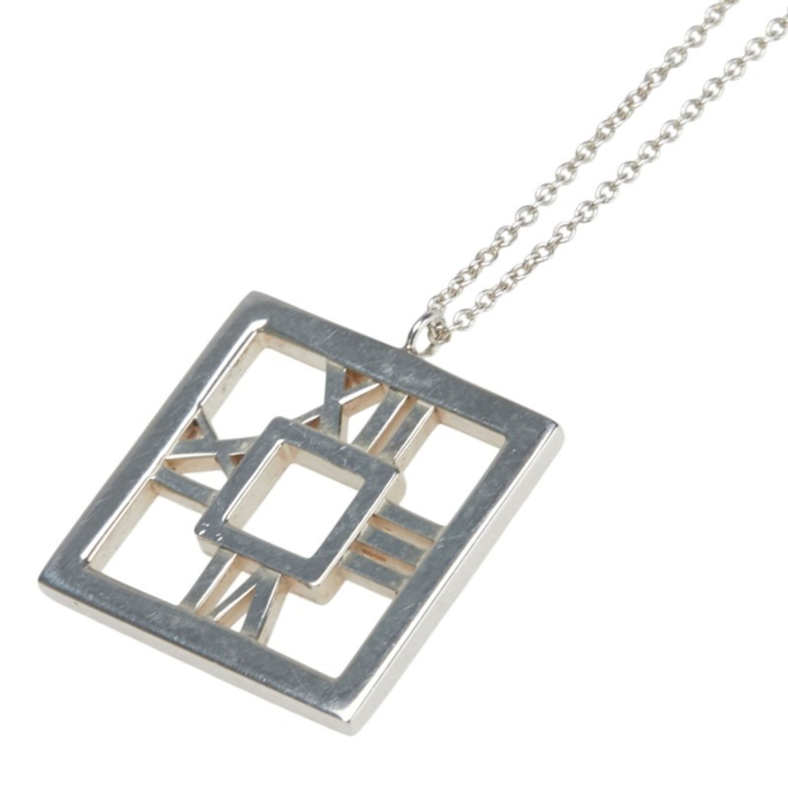 Women. Tiffany & Co. Atlas Square Open Necklace in 925 Sterling Silver for: Women. Tiffany & Co. Atlas Square Open Necklace in 925 Sterling Silver for This listing features Women. Tiffany & Co. Atlas Square Open Necklace in 925 Sterling Silver for. Item specifics are