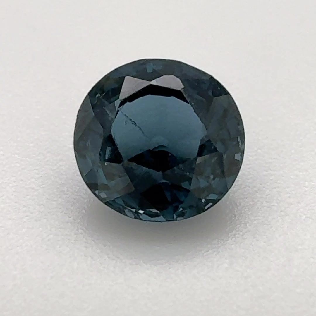 Loose Spinel Gemstone - Round 1.44ct Blue SI (1 of 1)