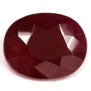 Loose Ruby Gemstone - GIA Oval 2.49ct Red SI (1 of 1)