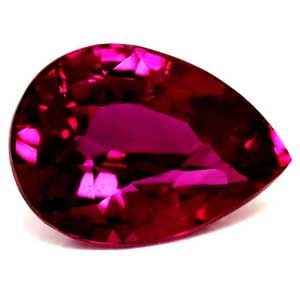 Loose Ruby Gemstone - GIA Pear 1.04ct Red EC (1 of 1)