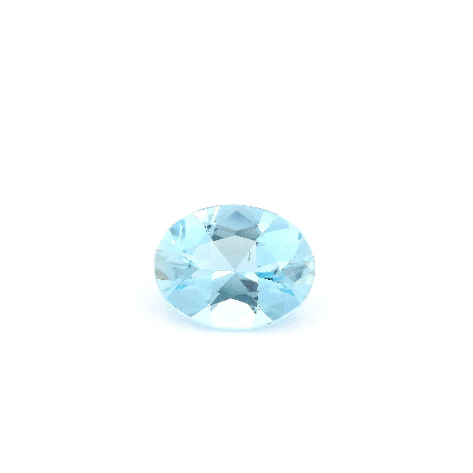 Loose Aquamarine Gemstone - GSI Oval 1.15ct Blue EC (1 of 1)