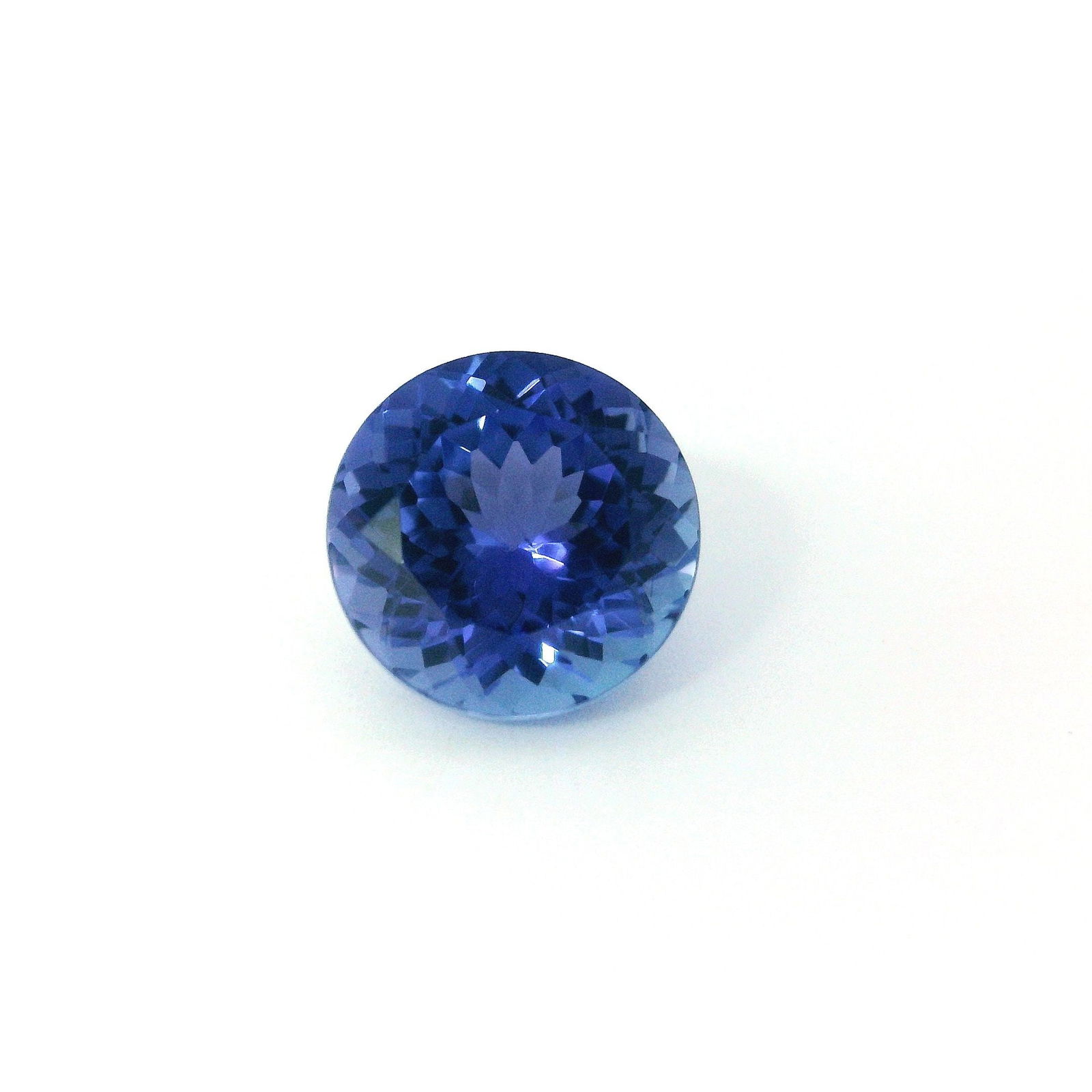 Loose Tanzanite Gemstone - GSI Round 3.09ct Blue EC (1 of 1)