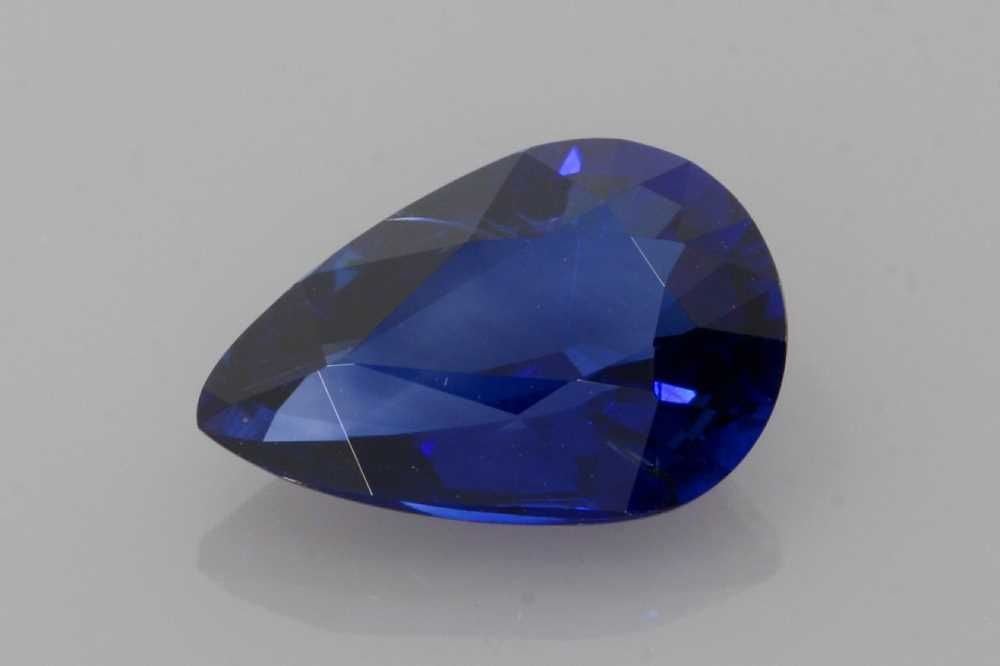 Loose Sapphire Gemstone - Pear 1.68ct Blue EC: Loose Sapphire Gemstone - Pear 1.68ct Blue EC This listing features Loose Sapphire Gemstone - Pear 1.68ct Blue EC. Item specifics are provided below. Item Specifics: Type: Sapphire Carat: 1.68 Cut: