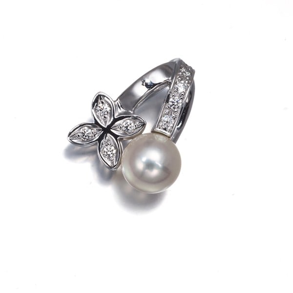 Gold Mikimoto Pendant Akoya Pearl 5.5Mm Diamond Flower 18K 750 White: Gold Mikimoto Pendant Akoya Pearl 5.5Mm Diamond Flower 18K 750 White This listing features Gold Mikimoto Pendant Akoya Pearl 5.5Mm Diamond Flower 18K 750 White. Item specifics are provided below. Item