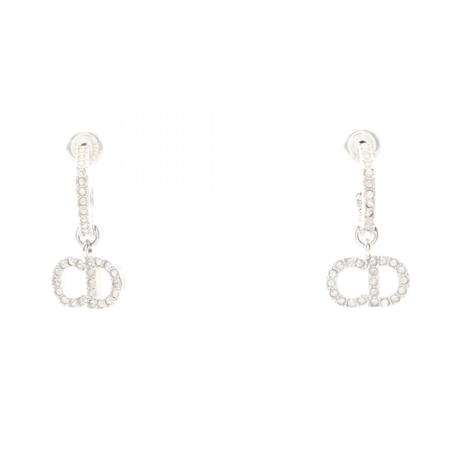 Stainless Steel - Christian Dior Half Hoop Earrings Rhinestone: Stainless Steel - Christian Dior Half Hoop Earrings Rhinestone This listing features Stainless Steel - Christian Dior Half Hoop Earrings Rhinestone. Item specifics are provided below. Item Specifics: