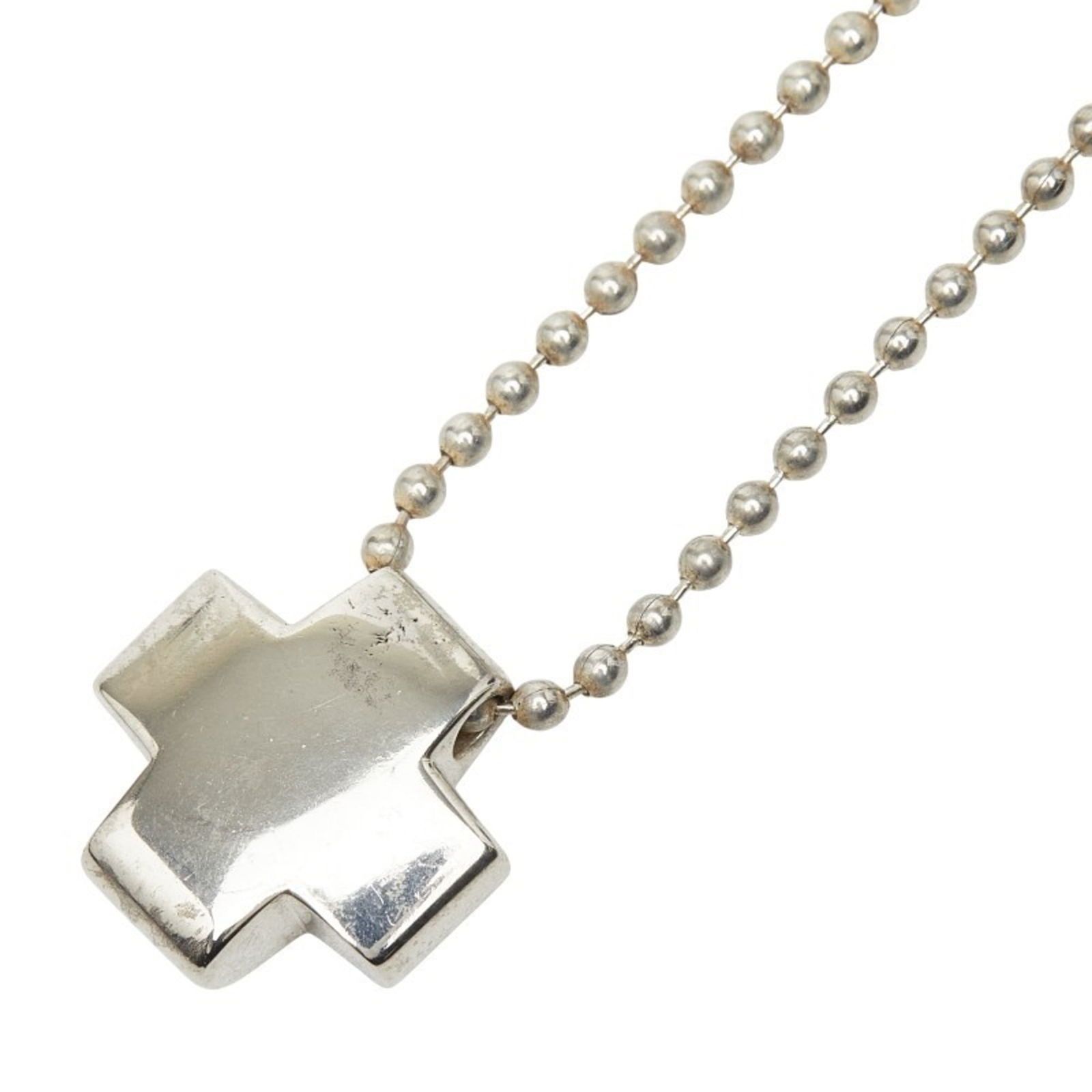 TIFFANY & Co. - Tiffany Roman Cross Necklace with Ball Chain - SV925 Silver - Women's: TIFFANY & Co. - Tiffany Roman Cross Necklace with Ball Chain - SV925 Silver - Women's This listing features TIFFANY & Co. - Tiffany Roman Cross Necklace with Ball Chain - SV925 Silver - Women's. Item