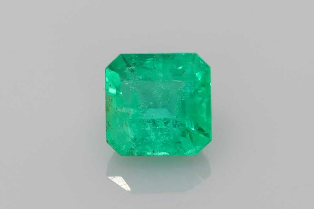 Loose Emerald Gemstone - Asscher 1.59ct Green SI (1 of 1)