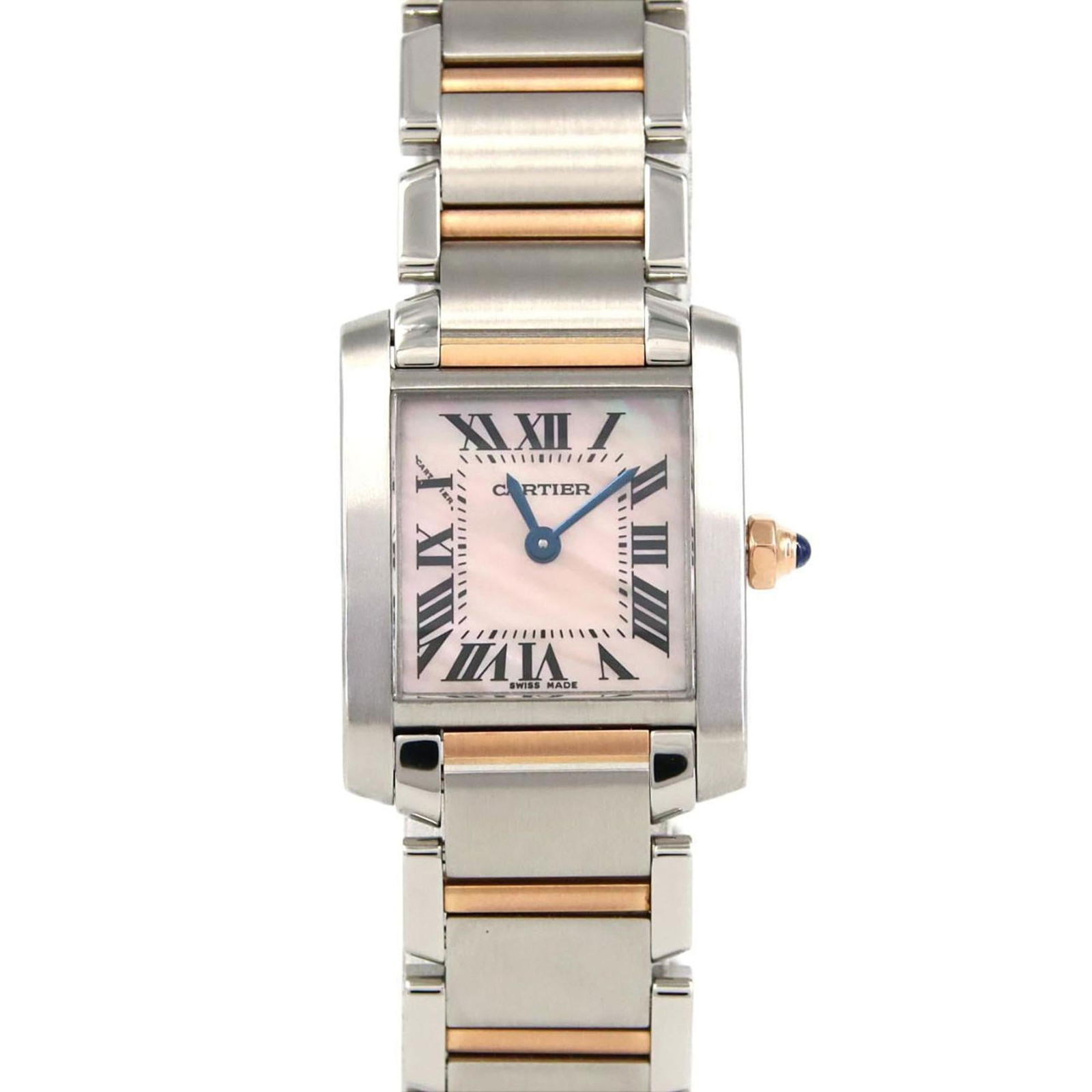 Wristwatch Cartier: Wristwatch Cartier This listing features Wristwatch Cartier. Item specifics are provided below. Item Specifics: Brand: Cartier Type: Wristwatch Gender: Women Material (Case): Pink Gold, Stainless Stee