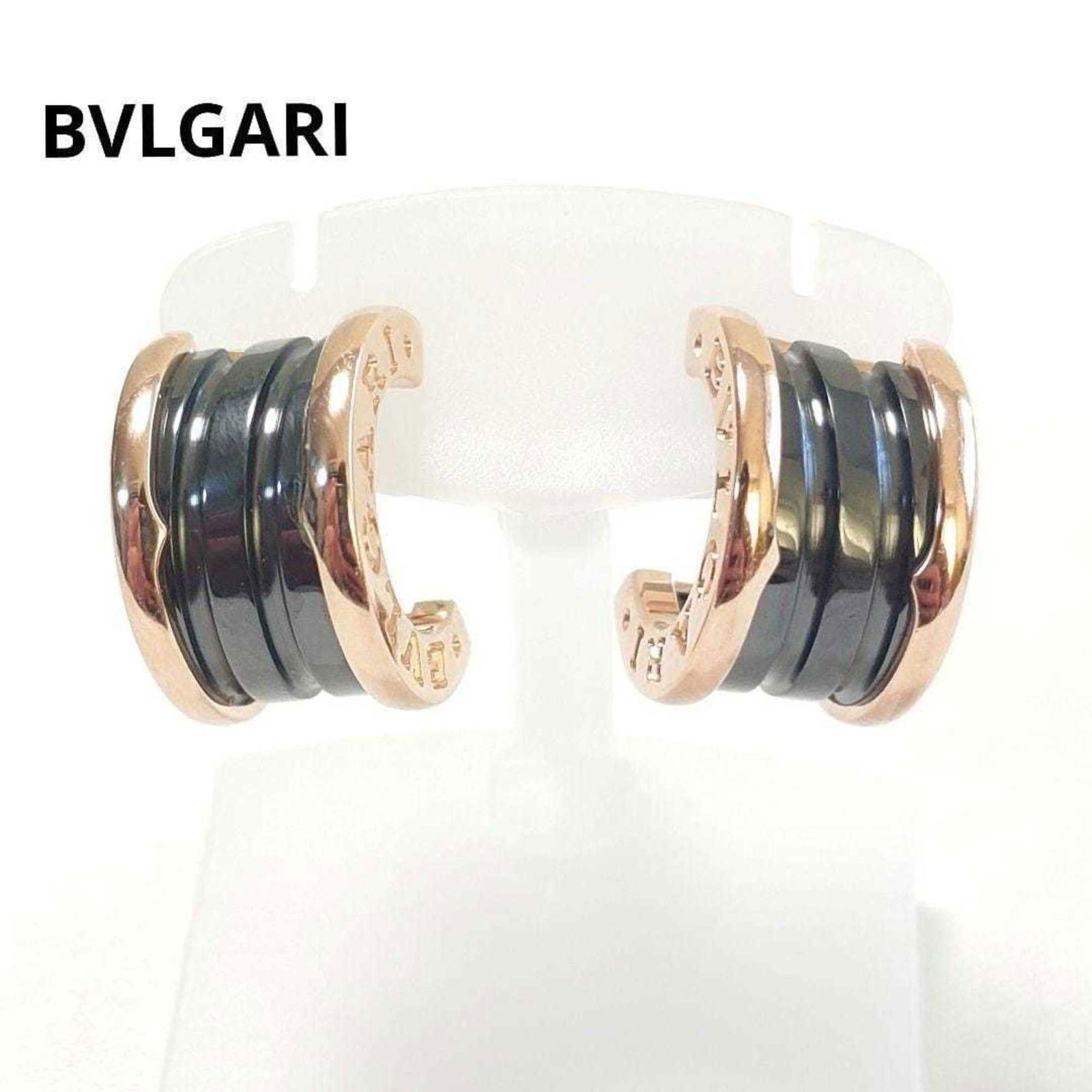 Pink Gold (18K) - Bvlgari Stud Earrings Ceramic: Pink Gold (18K) - Bvlgari Stud Earrings Ceramic This listing features Pink Gold (18K) - Bvlgari Stud Earrings Ceramic. Item specifics are provided below. Item Specifics: Brand: Bvlgari Type: Stud