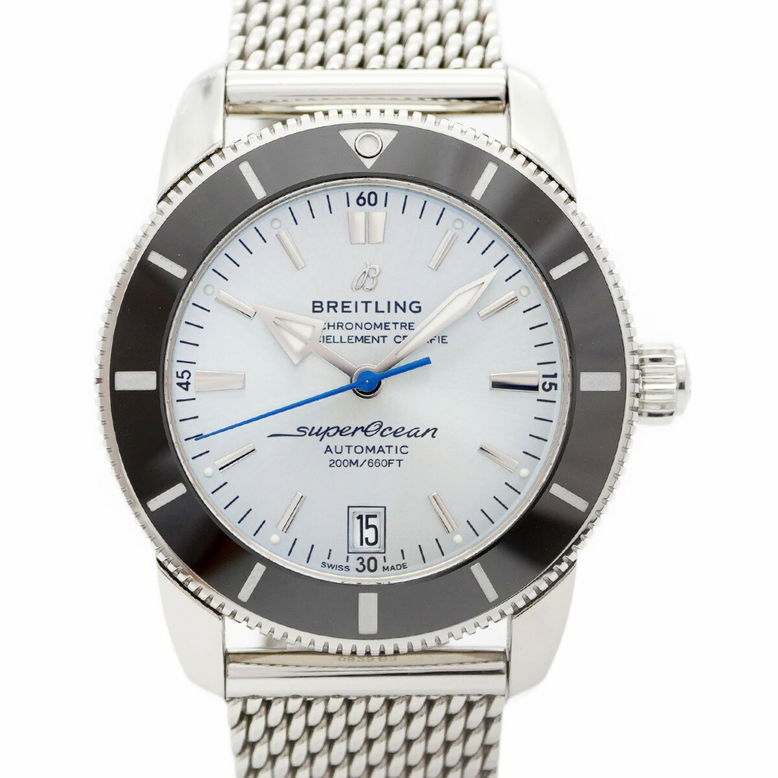Wristwatch Breitling: Wristwatch Breitling This listing features Wristwatch Breitling. Item specifics are provided below. Item Specifics: Brand: Breitling Type: Wristwatch Gender: Men Material (Case): Stainless Steel Mater