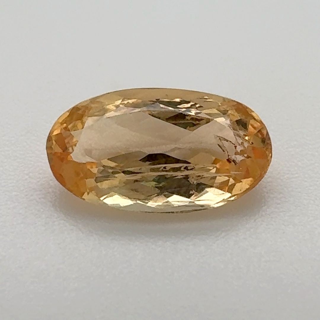 Loose Topaz Gemstone - Oval 1.82ct Orange MI (1 of 1)