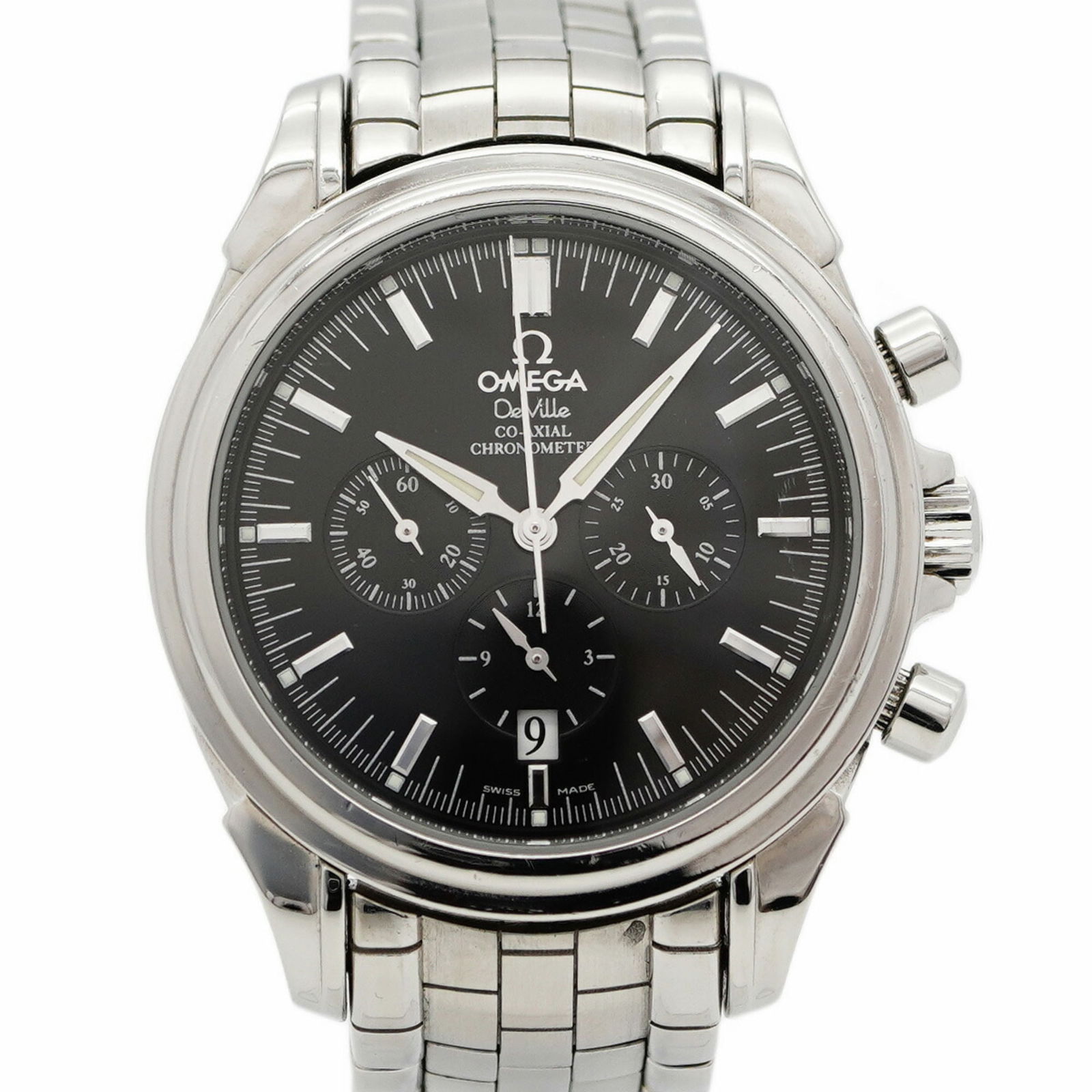 Wristwatch Omega: Wristwatch Omega This listing features Wristwatch Omega. Item specifics are provided below. Item Specifics: Brand: Omega Type: Wristwatch Gender: Men Material (Case): Stainless Steel Material (Band):