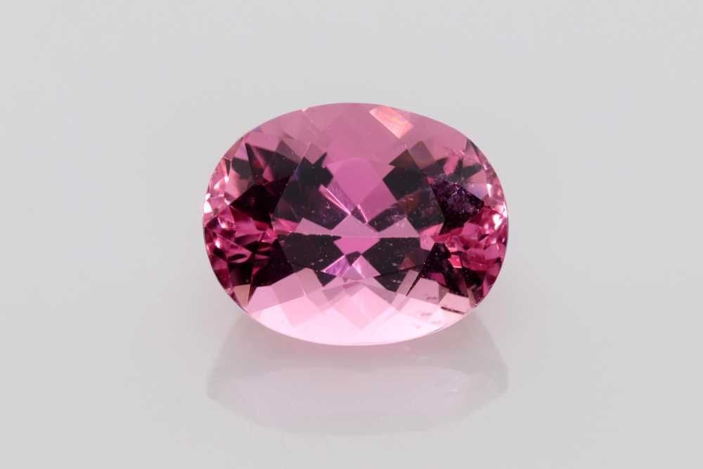 Loose Tourmaline Gemstone - Oval 2.99ct Pink EC (1 of 1)