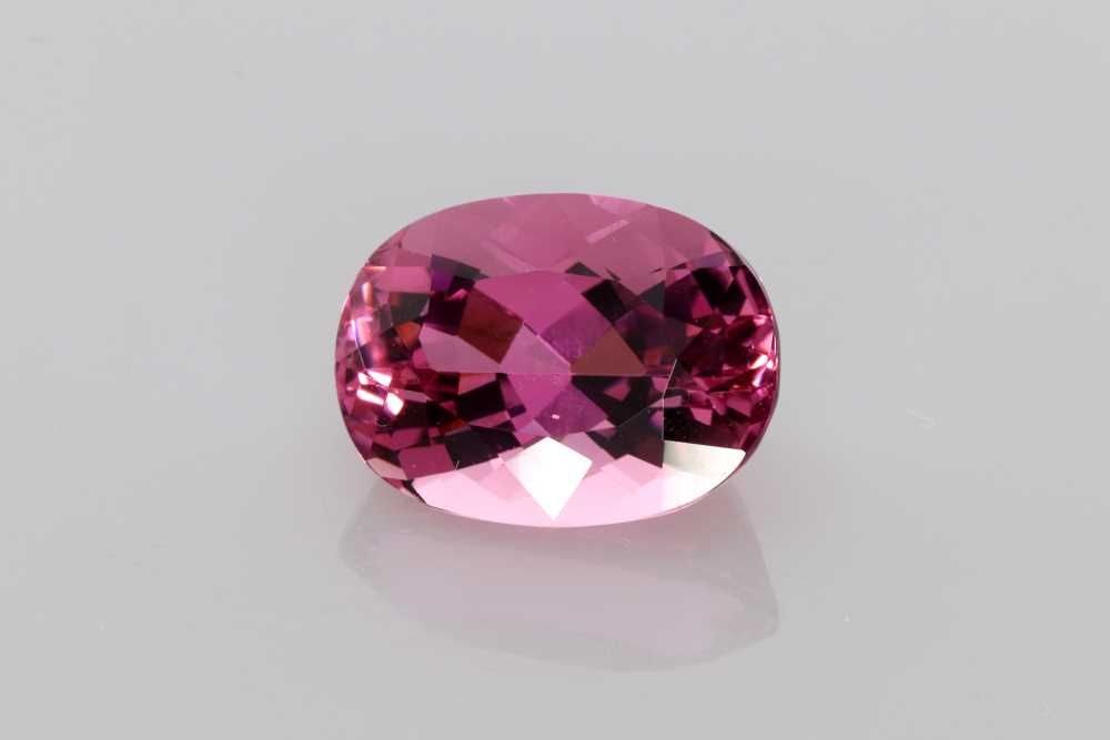 Loose Tourmaline Gemstone - Oval 4.64ct Pink EC (1 of 1)