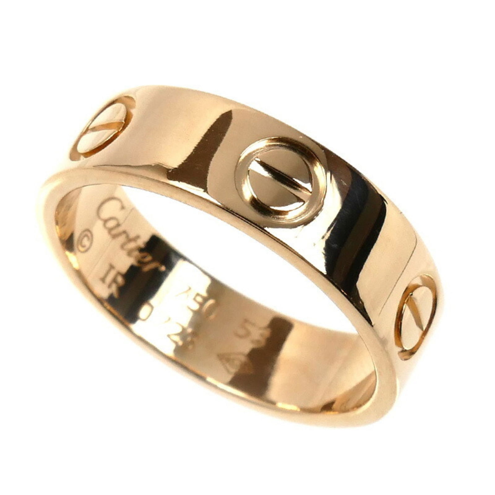 Women's - CARTIER K18PG Pink Gold Love Ring - Size 13 - 53mm - 5.3g: Women's - CARTIER K18PG Pink Gold Love Ring - Size 13 - 53mm - 5.3g This listing features Women's - CARTIER K18PG Pink Gold Love Ring - Size 13 - 53mm - 5.3g. Item specifics are provided below. Item S