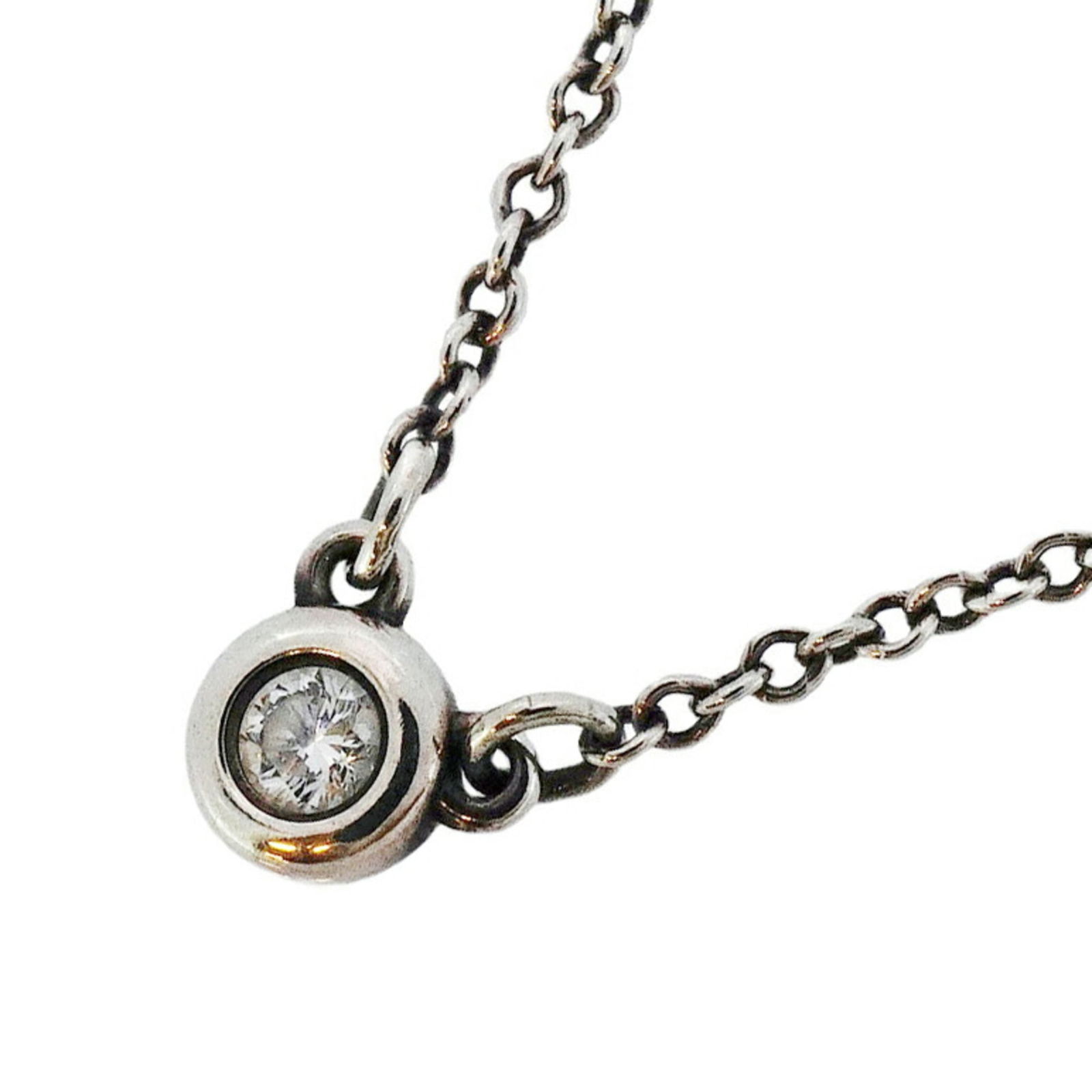 Women's Tiffany Necklace By the Yard 1PD Silver 925 Diamond: Women's Tiffany Necklace By the Yard 1PD Silver 925 Diamond This listing features Women's Tiffany Necklace By the Yard 1PD Silver 925 Diamond. Item specifics are provided below. Item Specifics: Brand: