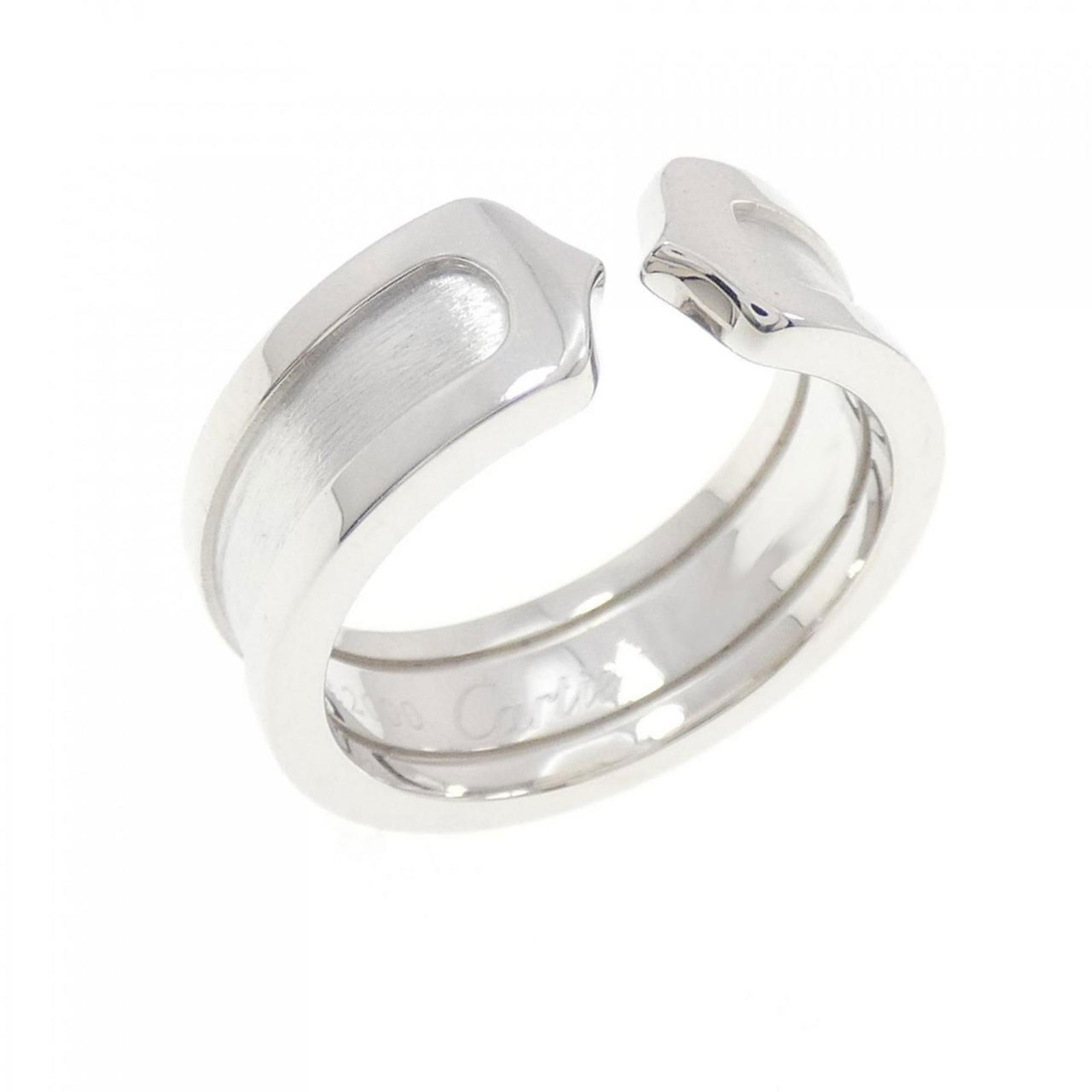 (18K) Cartier Band Ring White Gold (1 of 5)