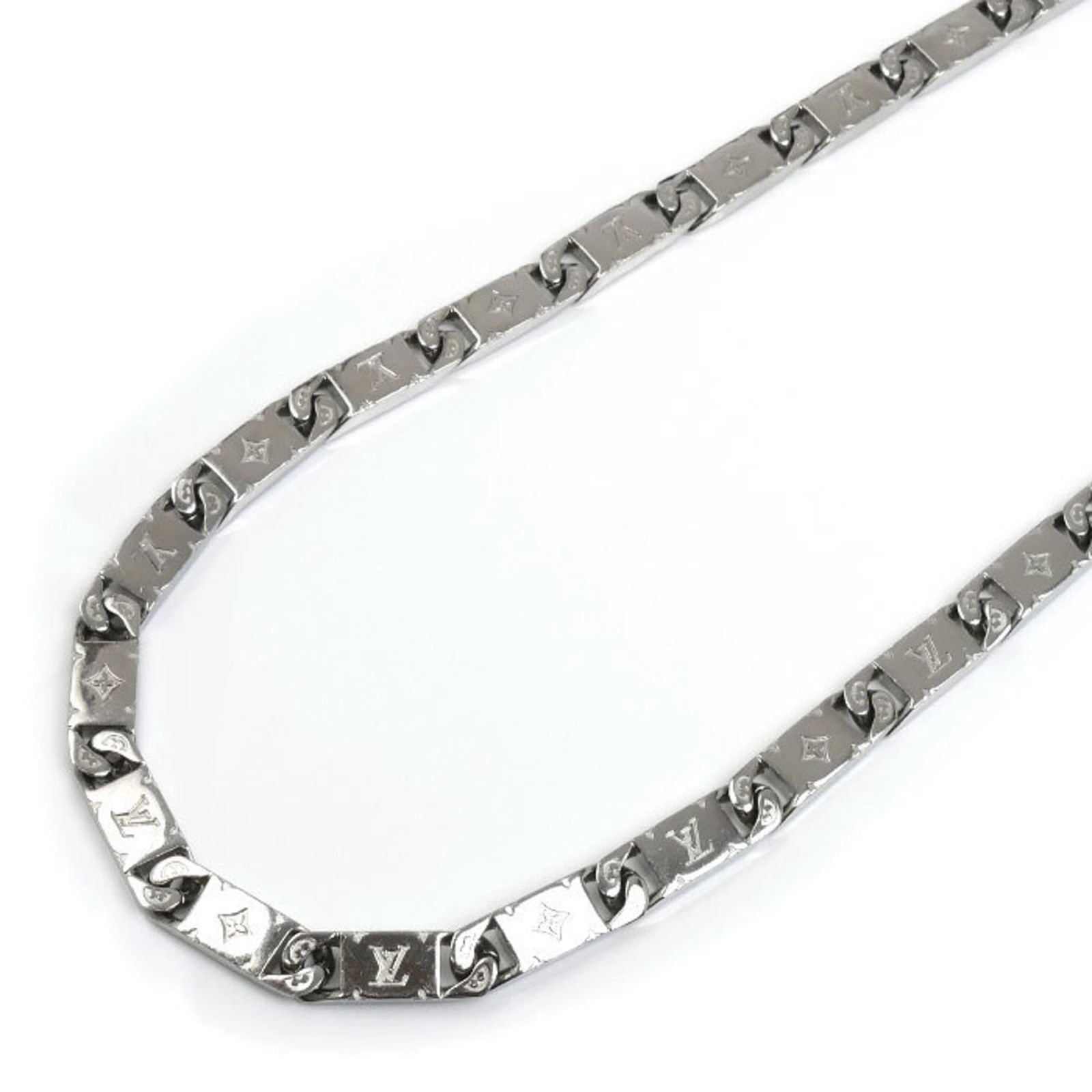 Men's LOUIS VUITTON Louis Vuitton Metal Monogram Tied Up Necklace M00919 50cm: Men's LOUIS VUITTON Louis Vuitton Metal Monogram Tied Up Necklace M00919 50cm This listing features Men's LOUIS VUITTON Louis Vuitton Metal Monogram Tied Up Necklace M00919 50cm. Item specifics are pr