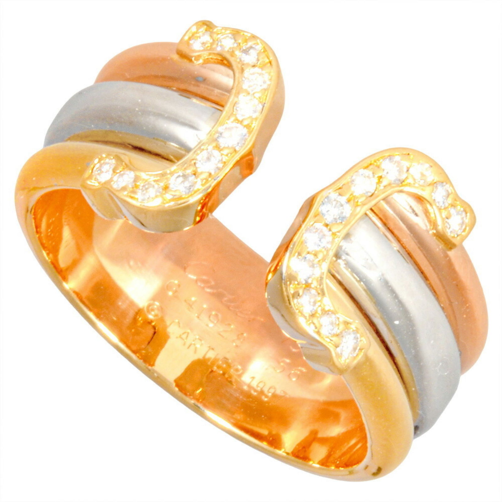 Yellow Gold (18K) - Cartier Band Ring Pink Gold (18K) - White Gold (18K): Yellow Gold (18K) - Cartier Band Ring Pink Gold (18K) - White Gold (18K) This listing features Yellow Gold (18K) - Cartier Band Ring Pink Gold (18K) - White Gold (18K). Item specifics are provided bel