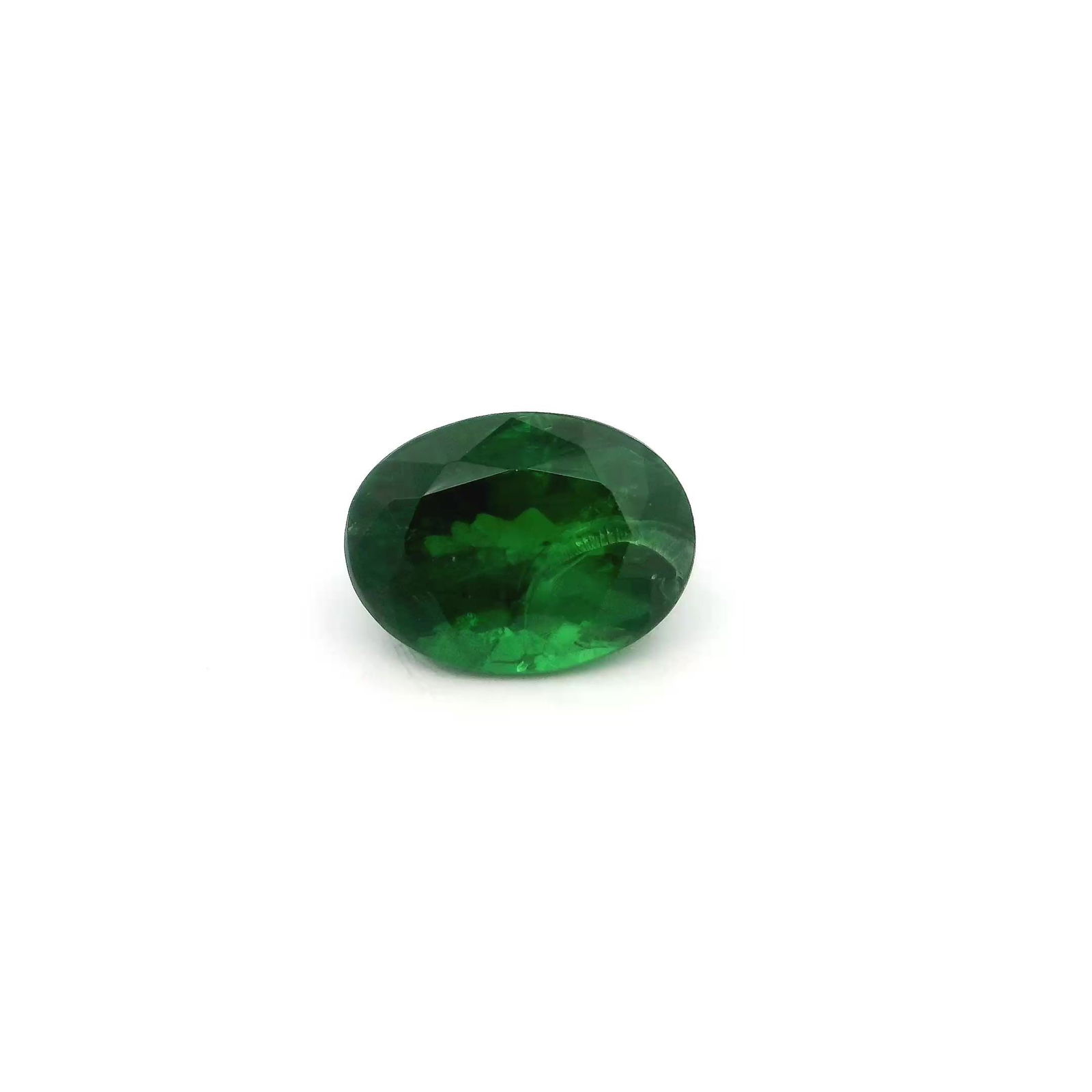 Loose Garnet Gemstone - Oval 1.46ct Green SI: Loose Garnet Gemstone - Oval 1.46ct Green SI This listing features Loose Garnet Gemstone - Oval 1.46ct Green SI. Item specifics are provided below. Item Specifics: Type: Garnet Carat: 1.46 Cut: