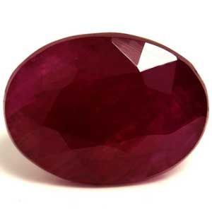 Loose Ruby Gemstone - GIA Oval 3.96ct Red SI (1 of 1)