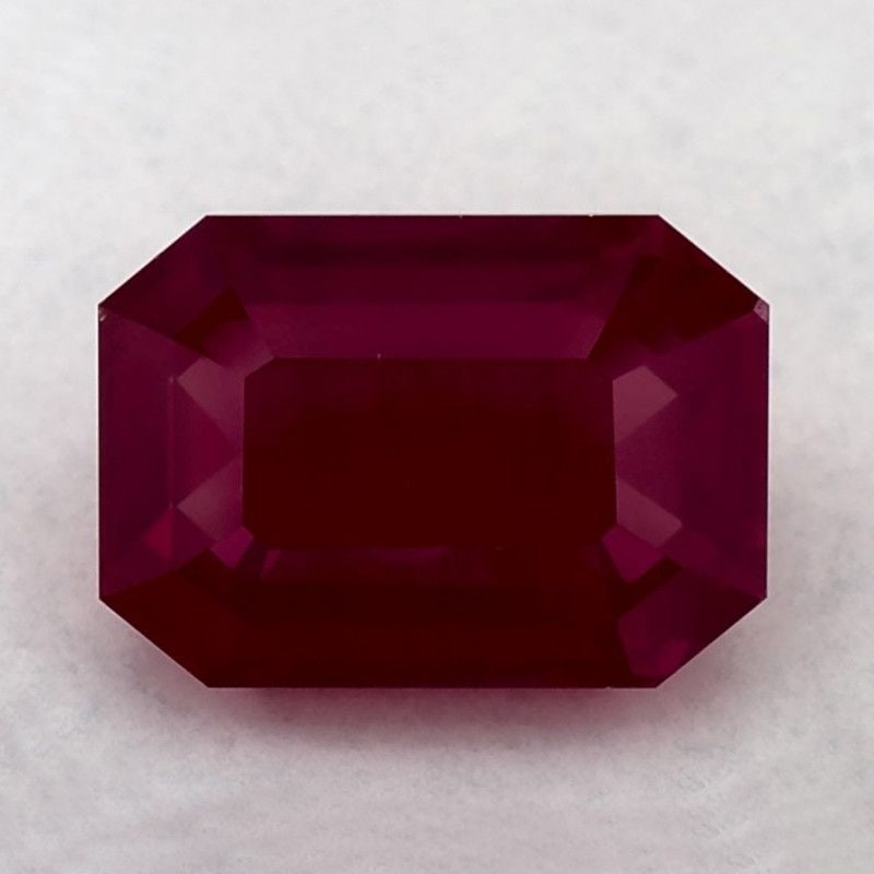 Loose Ruby Gemstone - GRS Octagonal 4.04ct Red EC (1 of 1)
