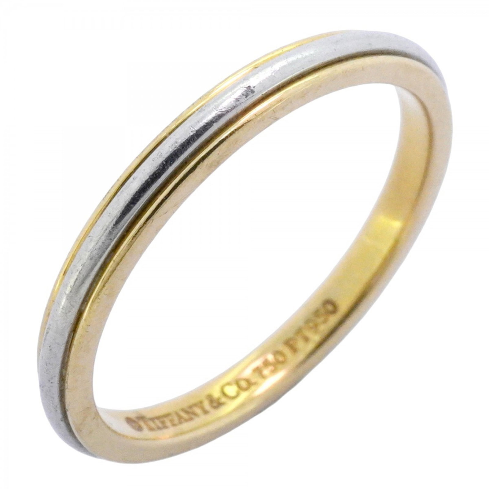 Yellow Gold (18K) - Tiffany Band Ring Platinum 950: Yellow Gold (18K) - Tiffany Band Ring Platinum 950 This listing features Yellow Gold (18K) - Tiffany Band Ring Platinum 950. Item specifics are provided below. Item Specifics: Brand: Tiffany Type: