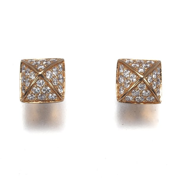 Gold Hermes Earrings Diamond Clou D'H 18K 750 Rose: Gold Hermes Earrings Diamond Clou D'H 18K 750 Rose This listing features Gold Hermes Earrings Diamond Clou D'H 18K 750 Rose. Item specifics are provided below. Item Specifics: Brand: HERMES Metal: