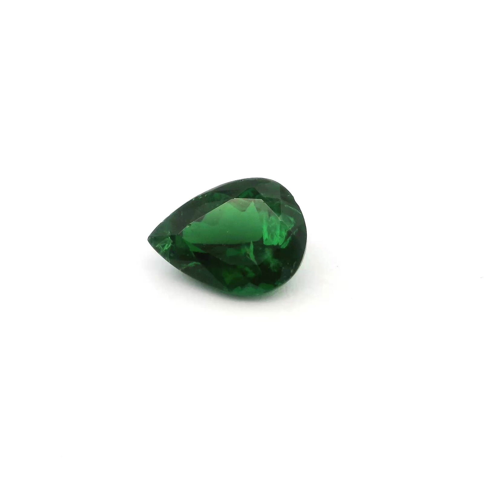 Loose Garnet Gemstone - Pear 1.59ct Green SI: Loose Garnet Gemstone - Pear 1.59ct Green SI This listing features Loose Garnet Gemstone - Pear 1.59ct Green SI. Item specifics are provided below. Item Specifics: Type: Garnet Carat: 1.59 Cut: Facete