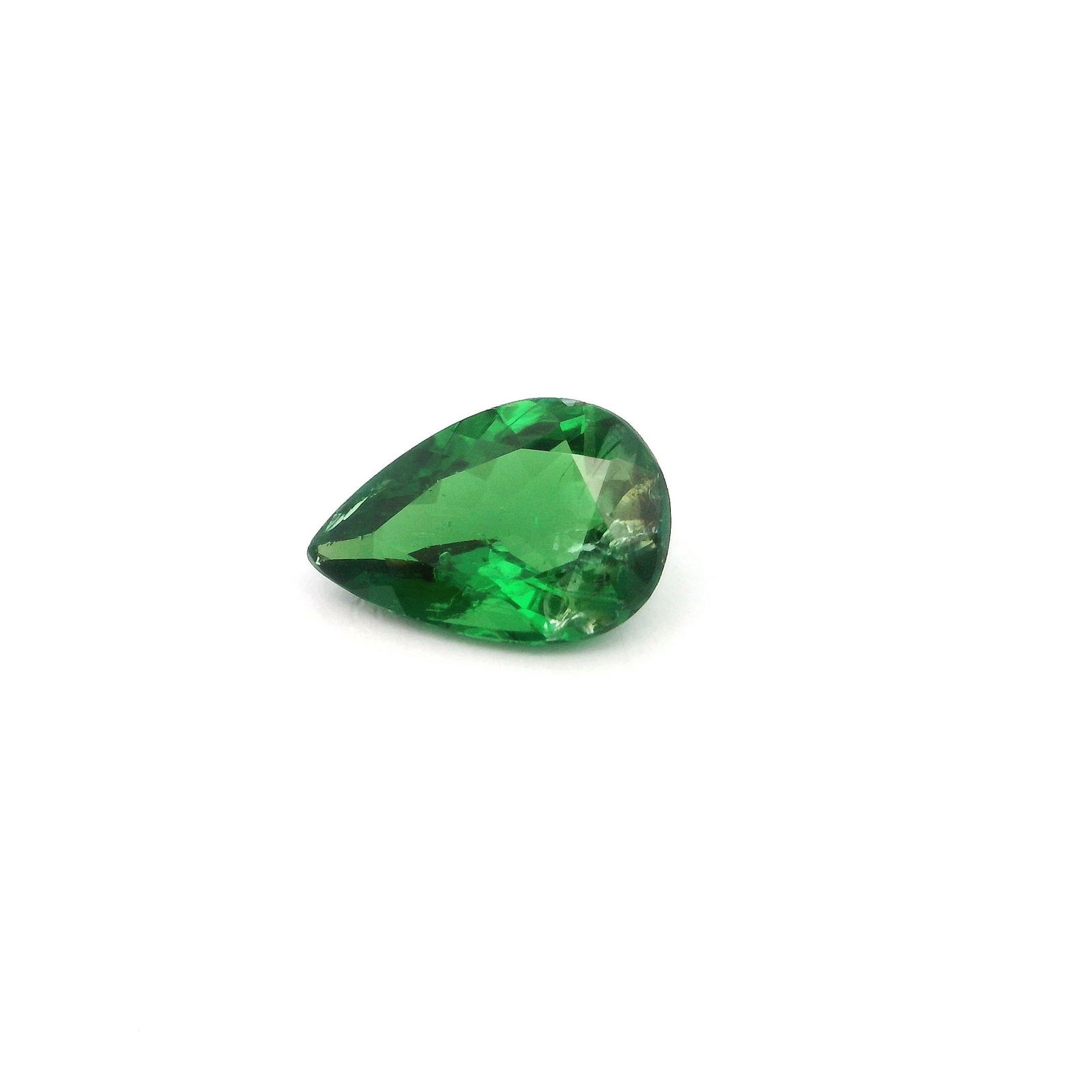 Loose Garnet Gemstone - Pear 1.3ct Green SI: Loose Garnet Gemstone - Pear 1.3ct Green SI This listing features Loose Garnet Gemstone - Pear 1.3ct Green SI. Item specifics are provided below. Item Specifics: Type: Garnet Carat: 1.3 Cut: Faceted C