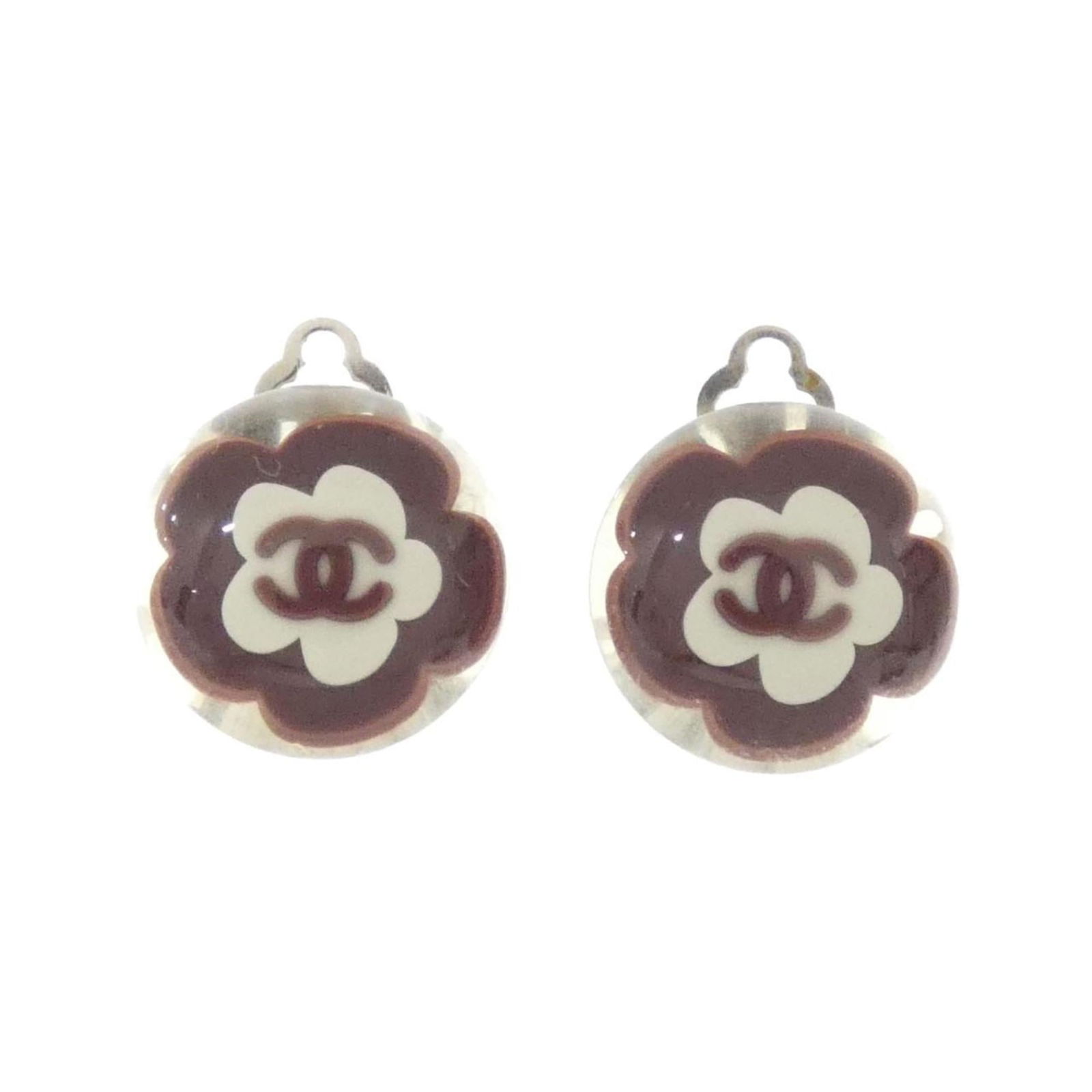 Earrings Chanel Clip: Earrings Chanel Clip This listing features Earrings Chanel Clip. Item specifics are provided below. Item Specifics: Brand: Chanel Type: Clip Earrings Gender: Women Color: Brown, Silver, White Size (Hx