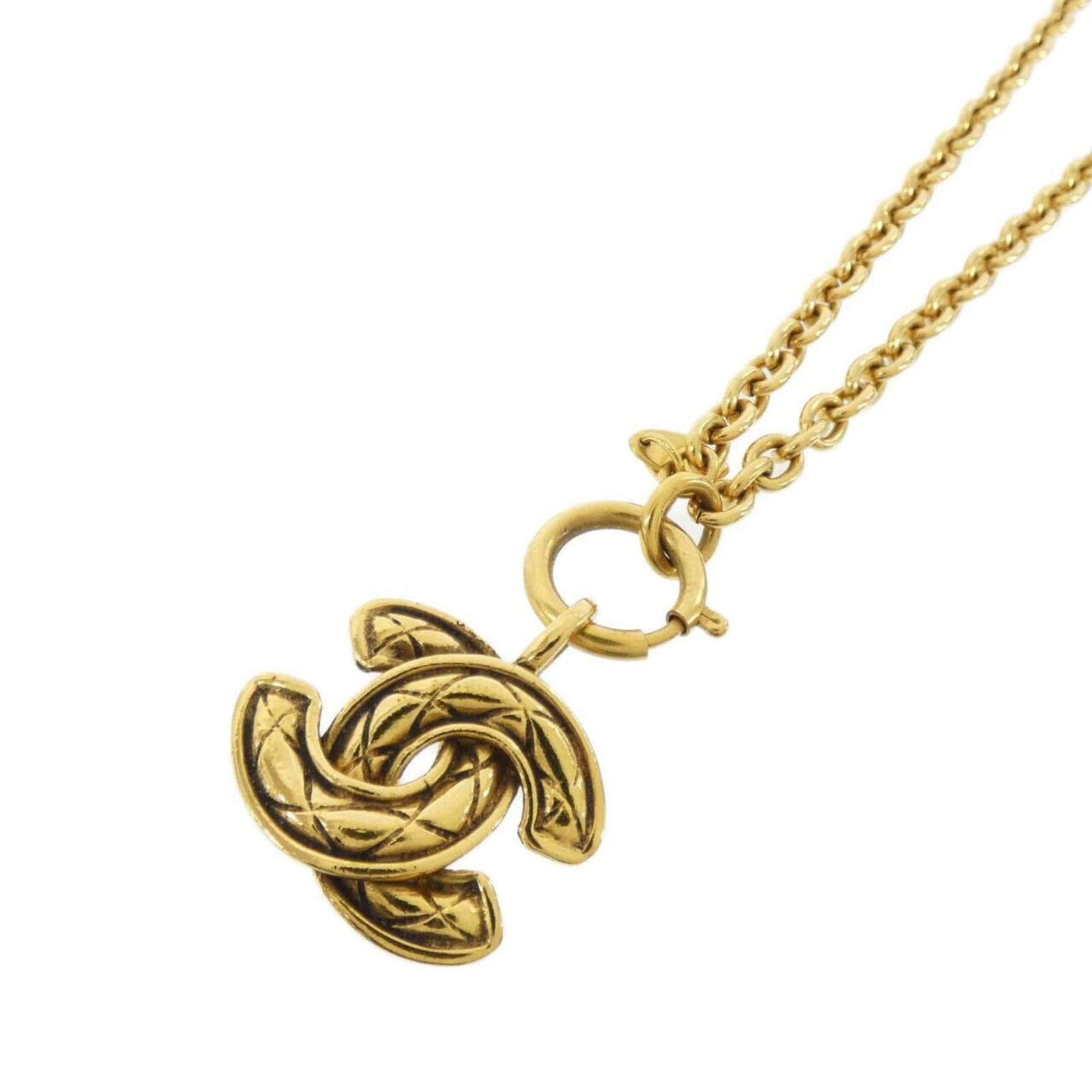 necklace Chanel: necklace Chanel This listing features necklace Chanel. Item specifics are provided below. Item Specifics: Brand: Chanel Necklace Type: Necklace Gender: Women Color: Gold Neck Circumference: 59 cm /