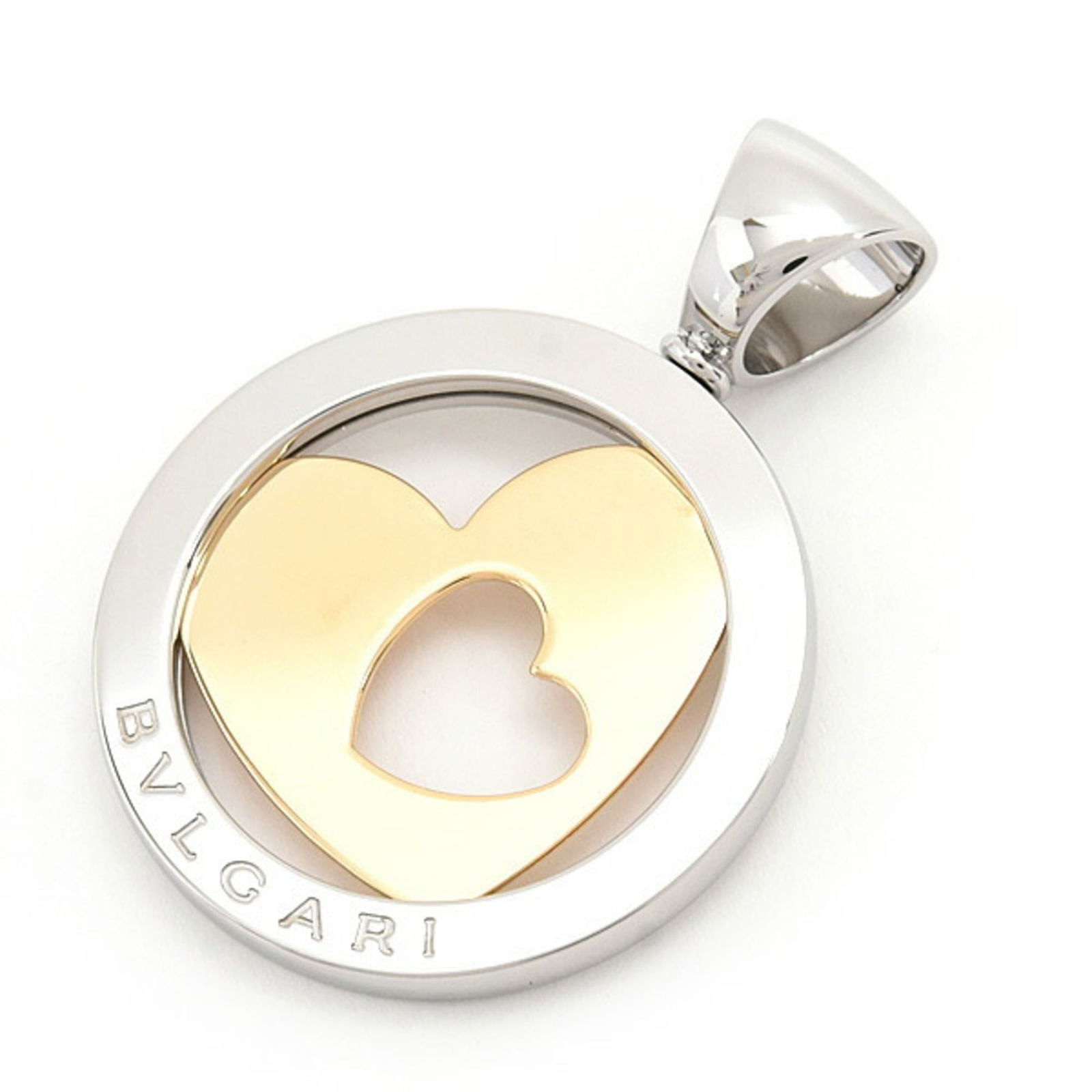 Yellow Gold SS 750YG - BVLGARI Tondo Heart Pendant for Men and Women: Yellow Gold SS 750YG - BVLGARI Tondo Heart Pendant for Men and Women This listing features Yellow Gold SS 750YG - BVLGARI Tondo Heart Pendant for Men and Women. Item specifics are provided below. Item